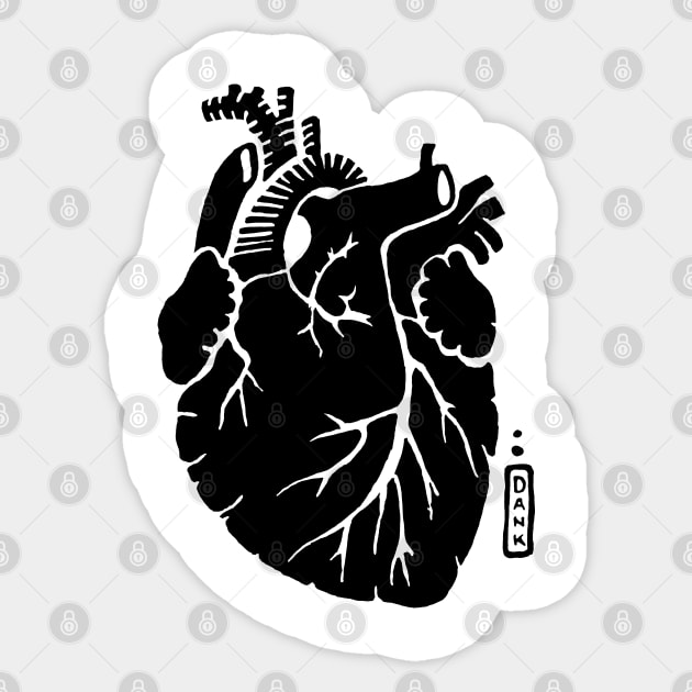 Beating Heart Sticker by dankdesigns